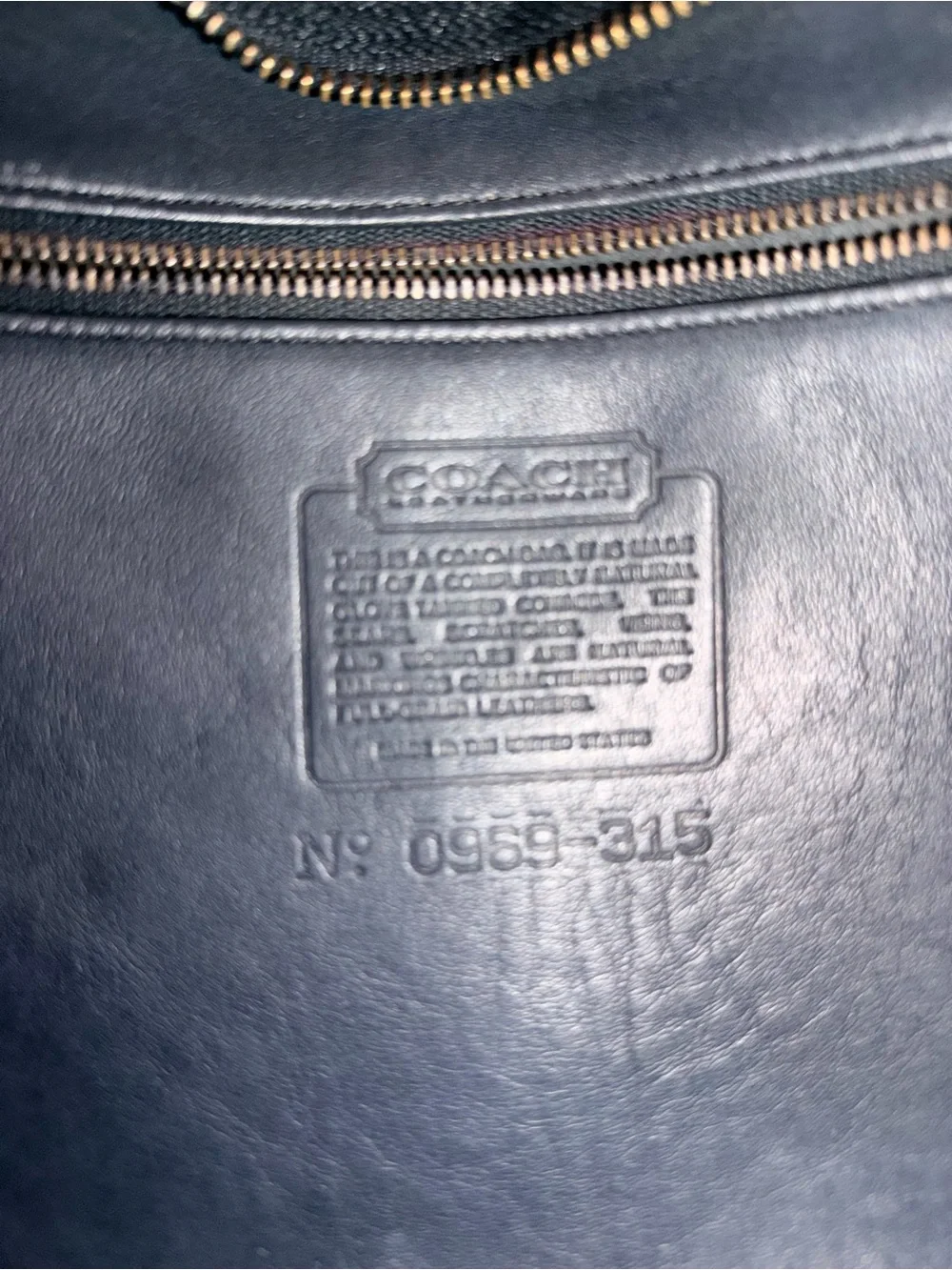 Coach stylish black